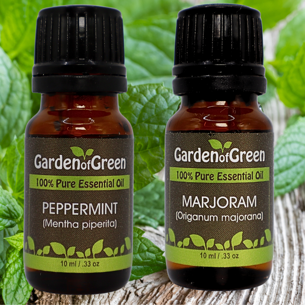 ❄️ How to Combine Sweet Marjoram with Peppermint for Cooling Comfort
