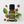 allspice essential oil in amber glass bottle, family-crafted aromatherapy oil, front view white background with allspice plant