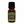 Spearmint essential oil in amber glass bottle, family-crafted aromatherapy oil, front view on white background