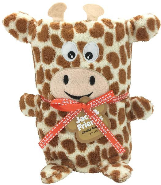 Cuddly Animal Blanket-Giraffe