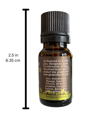 Garden of Green Peppermint essential oil side view