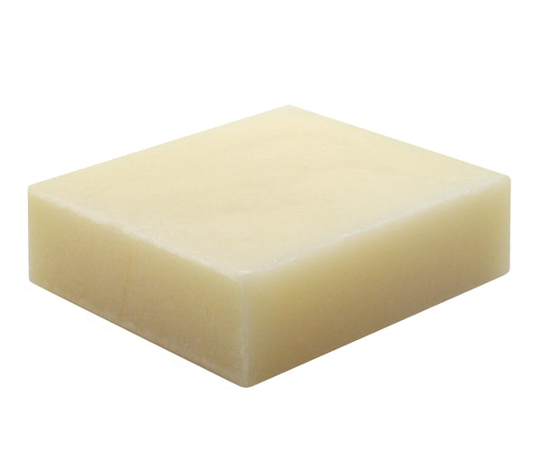 Lavender fields soap plain bar of soap with a white background