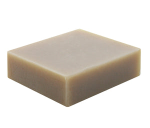 Patchouli plain soap on a white background