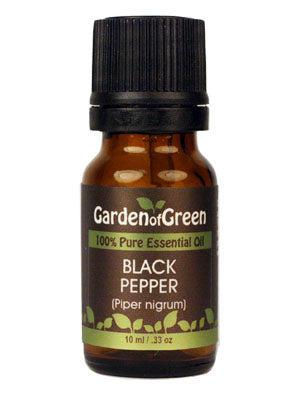 Piper Nigrum: Black Pepper has a strong, sharp, spicy aroma. It is a natural anti-spasmodic and has been used to relieve cramps, muscle pulls, strains and spasms. It is best known for it's warming and stimulating effects as it improves circulation.   Blends well with Clary Sage, Lavender, Sweet Major, Geranium, Vetiver, Bergamot, Clove, Coriander, Fennel, Frankincense, Ginger, Grapefruit, Juniper, Lemon, Lime, Mandarin, Sandalwood, Ylang Ylang Best used blended or diluted with other essential oils.